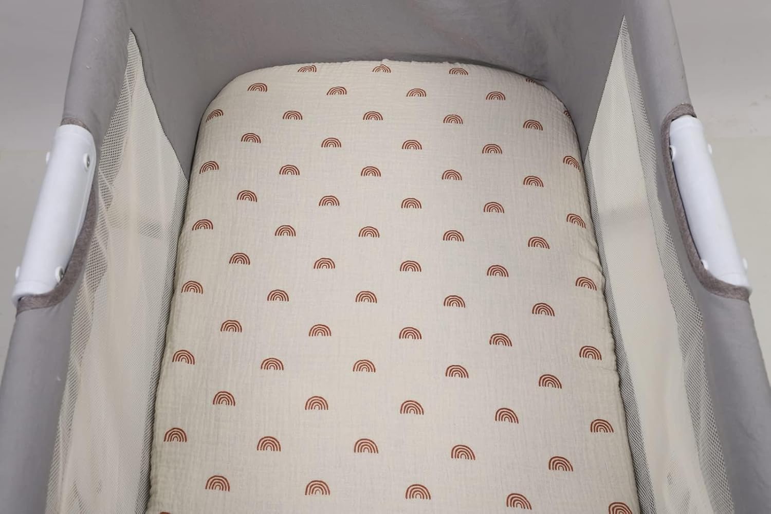 Onacosht Muslin Bassinet Sheets 33x19 2 Pack for Baby Boy Girl