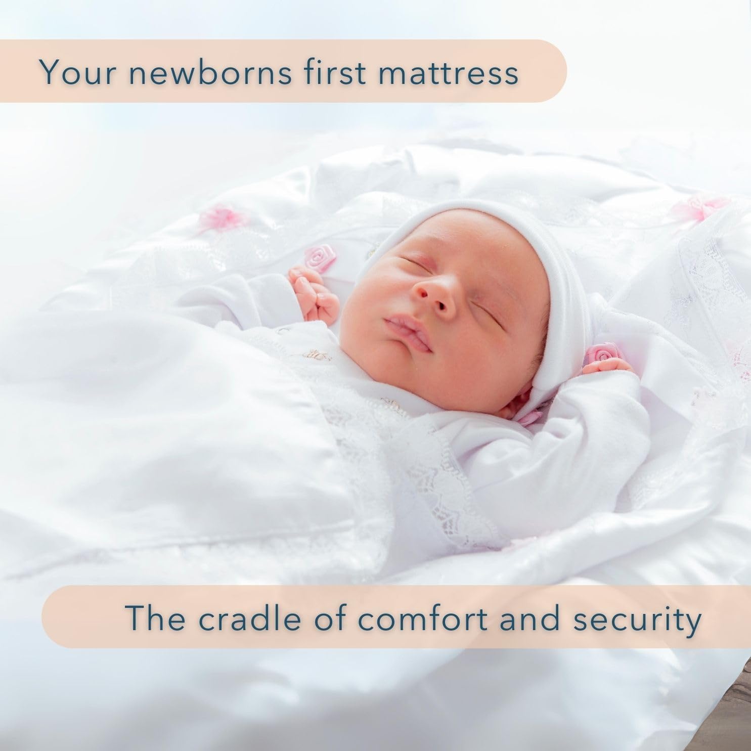 First Essentials Bassinet Cradle Mattress Pad 17X35 Rectangular