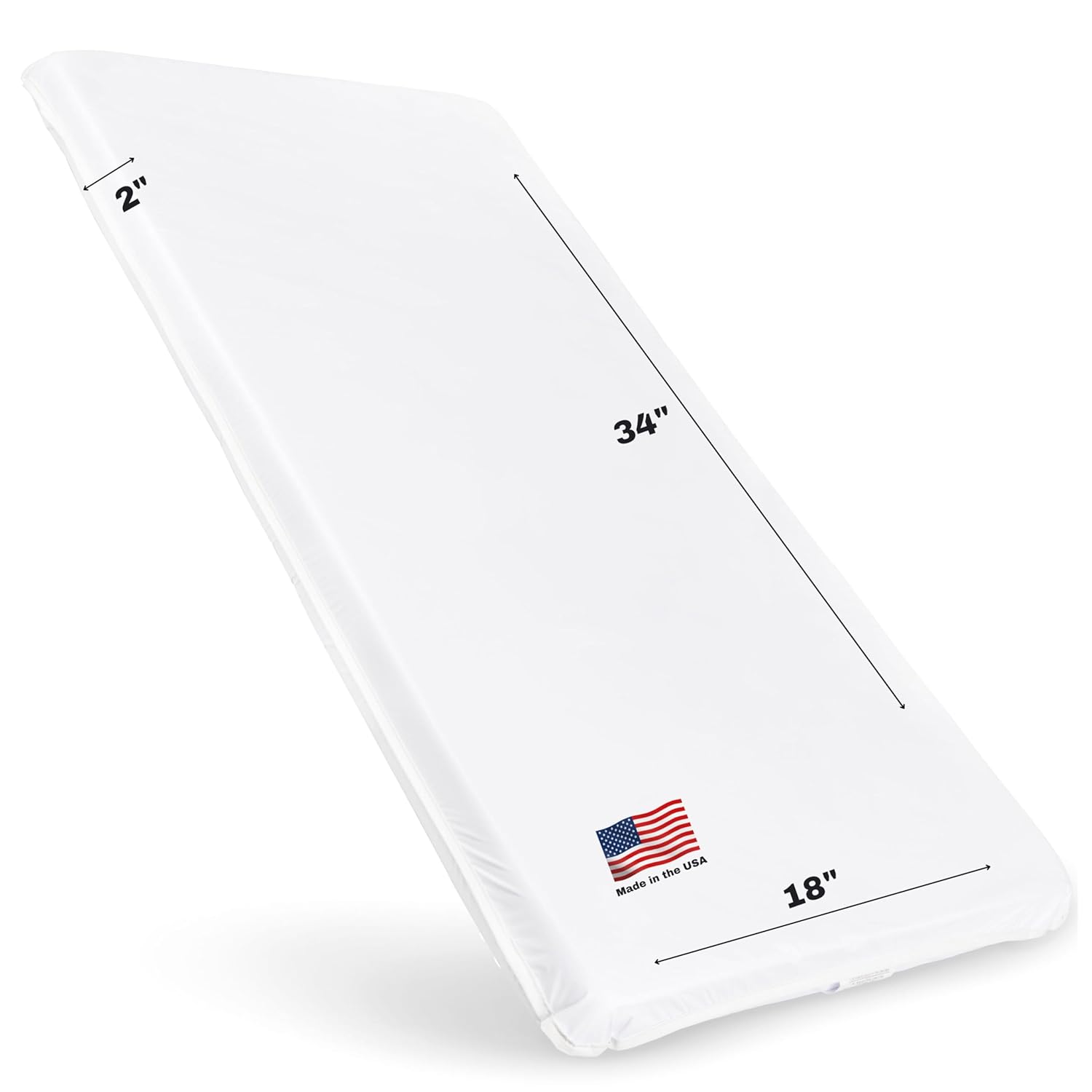 ABABY Baby Bassinet Mattress - 18x34 Waterproof Durable