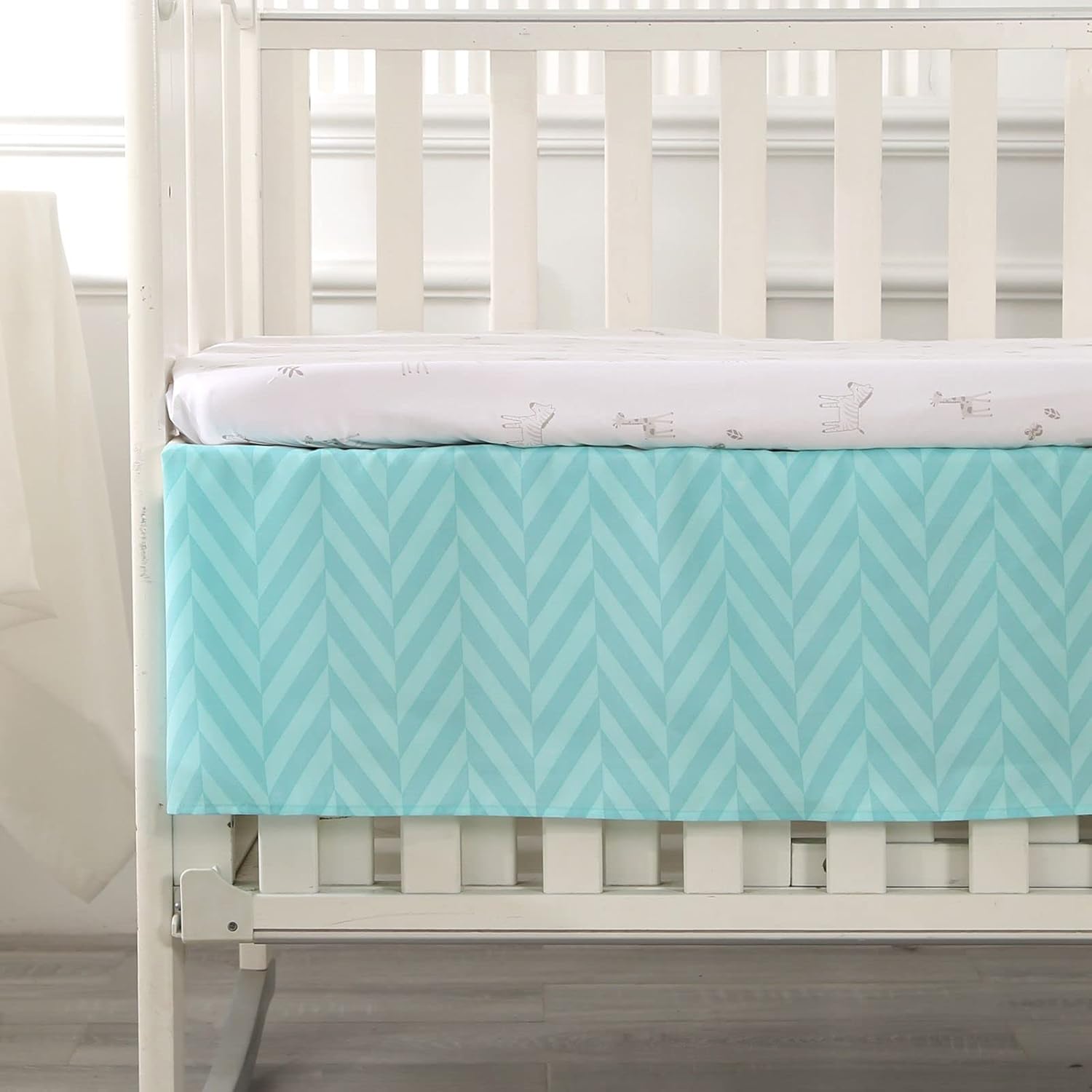 Wowelife Premium 3-Piece Crib Bedding Set Gray Elephant
