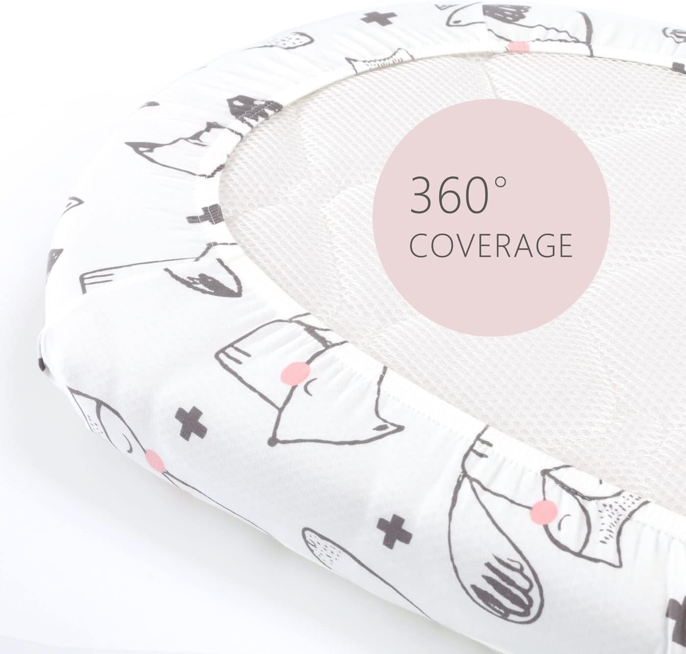 GRSSDER Ultra Soft Stretchy Bassinet Sheet Set 2 Pack 1
