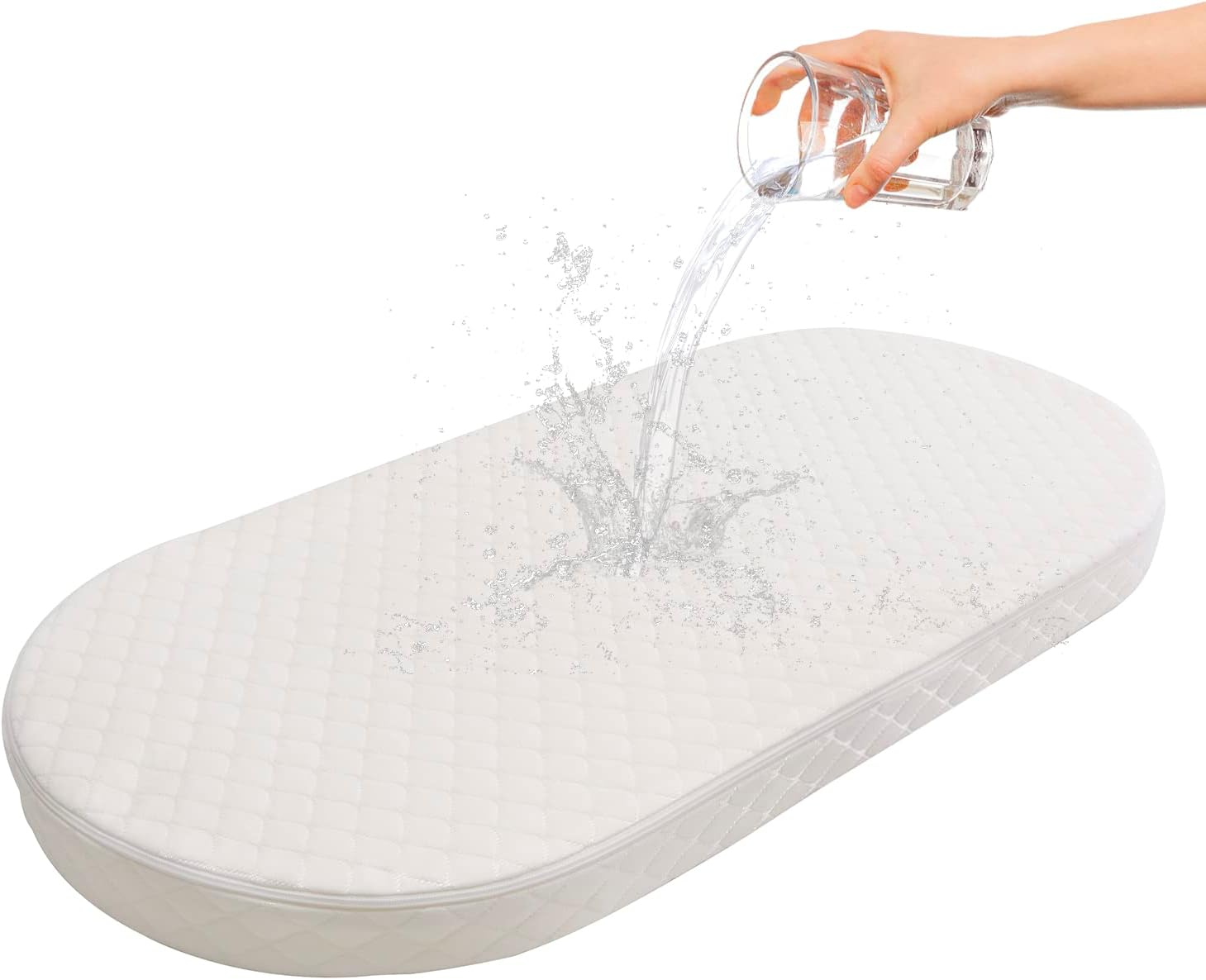 Wonder Living Baby Bassinet Mattress 15x30x2