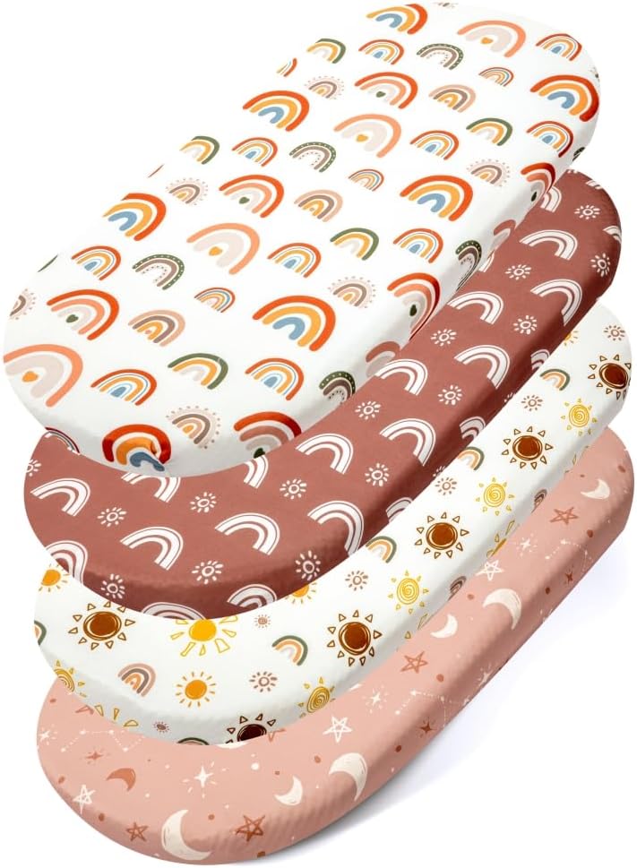Jolas House 4 Pack Boho Bassinet Sheets