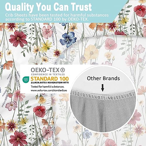 Bimocosy Bassinet Sheets 4 Pack Neutral Butterfly Pattern