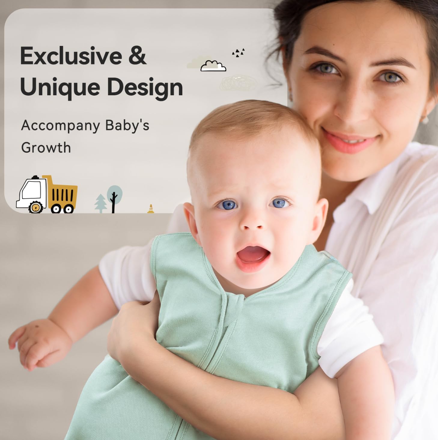 Unnivoll 6-12 Months Baby Sleep Sack 3 Pack 05 Tog