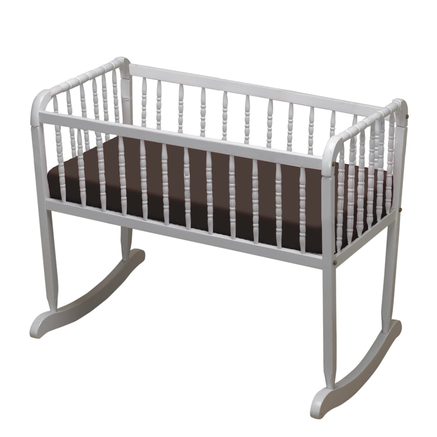 Baby Doll Cradle Bedding Set in Chocolate
