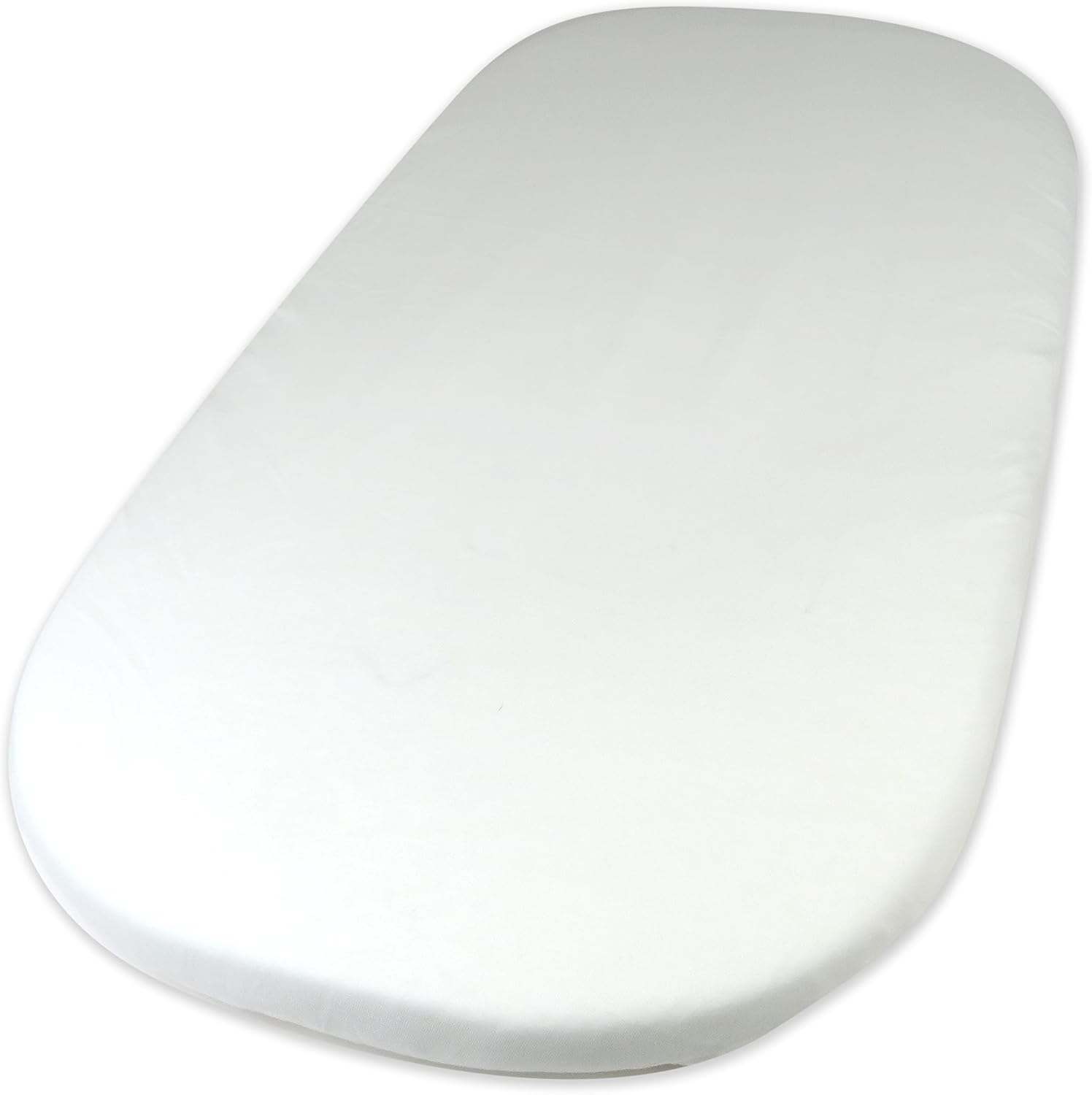 HonestBaby Organic Cotton Bassinet Sheet White One Size 1