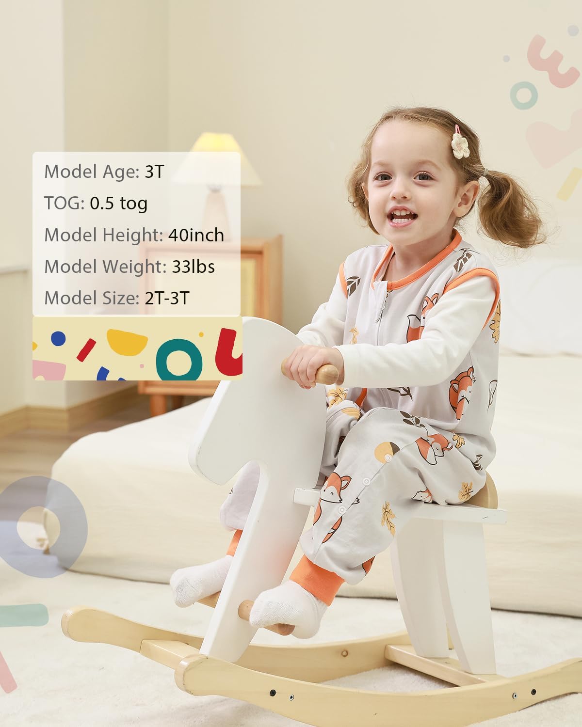 HOMEAL Toddler Sleep Sack with Legs 05Tog 12M-2T