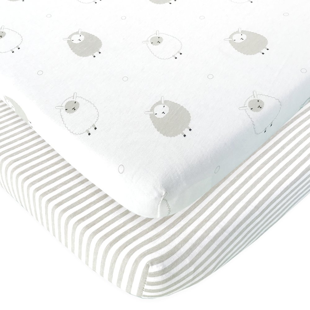 Cuddly Cubs Fitted Bassinet Sheets 18x36x2 Unisex