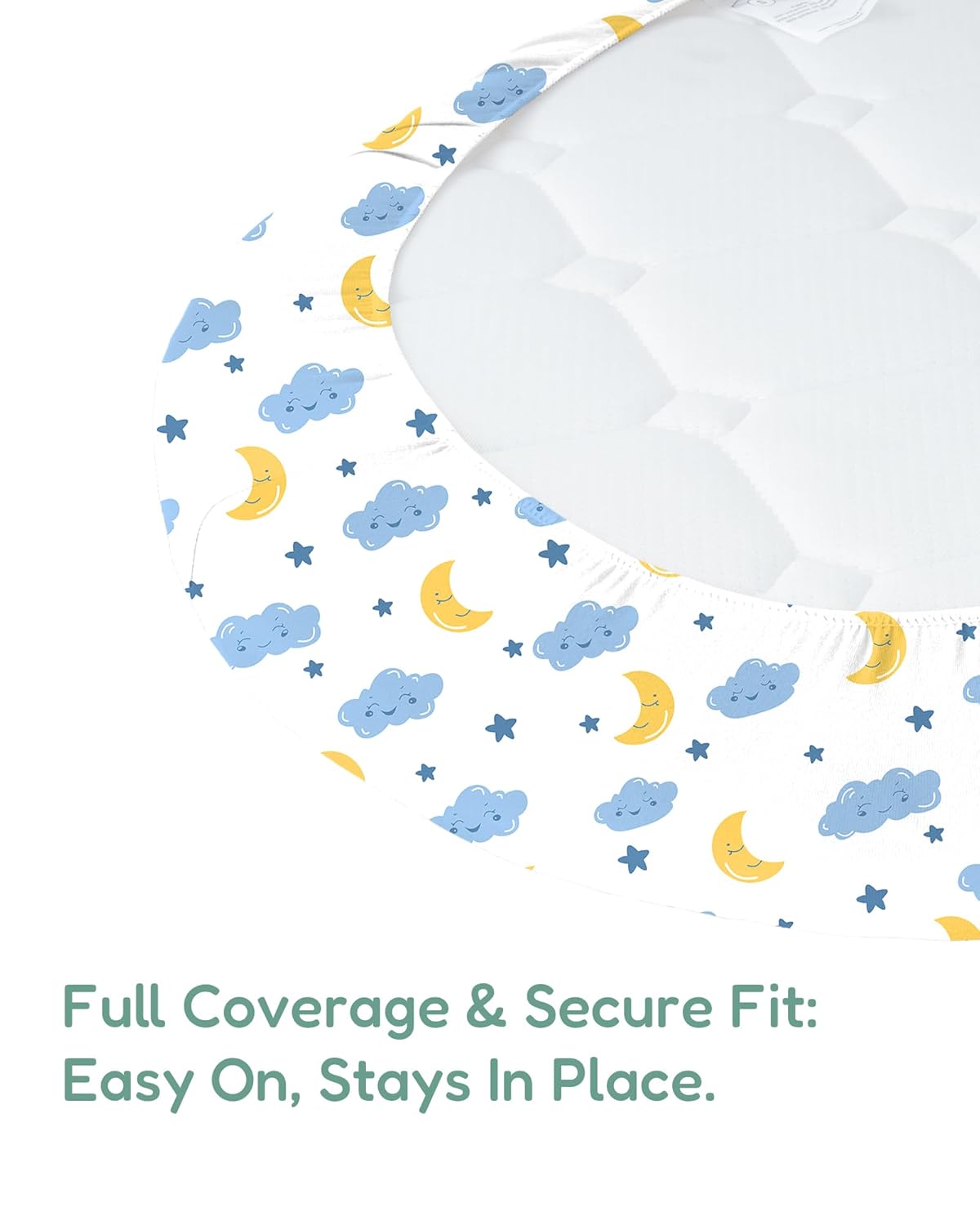 TOTCHILL Baby Bassinet Sheets 2-Pack Set