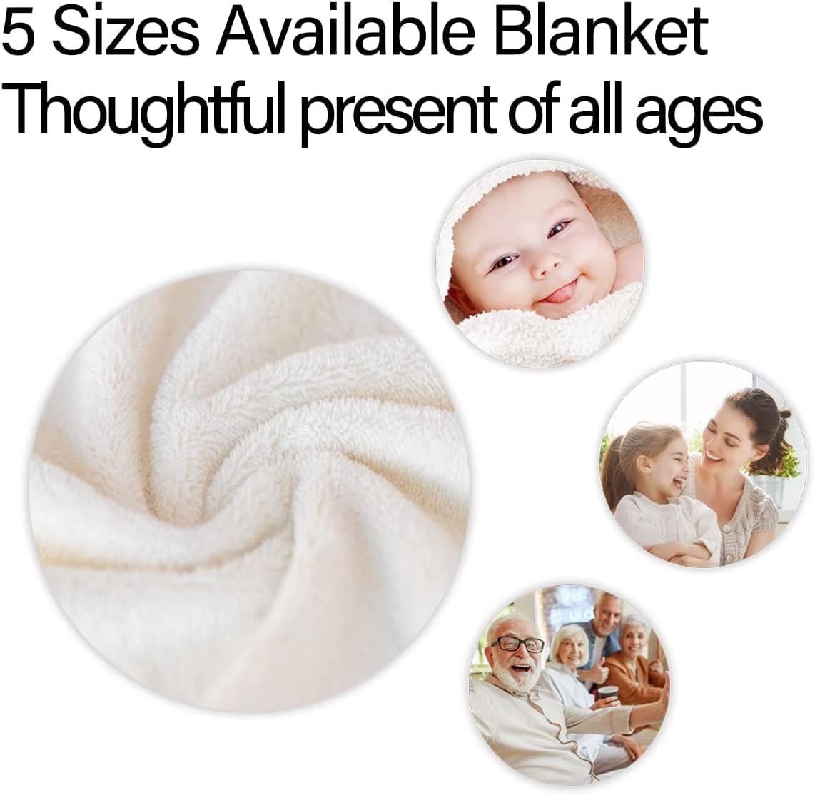 jejeloiu Abstract Geometric Fleece Throw Blanket