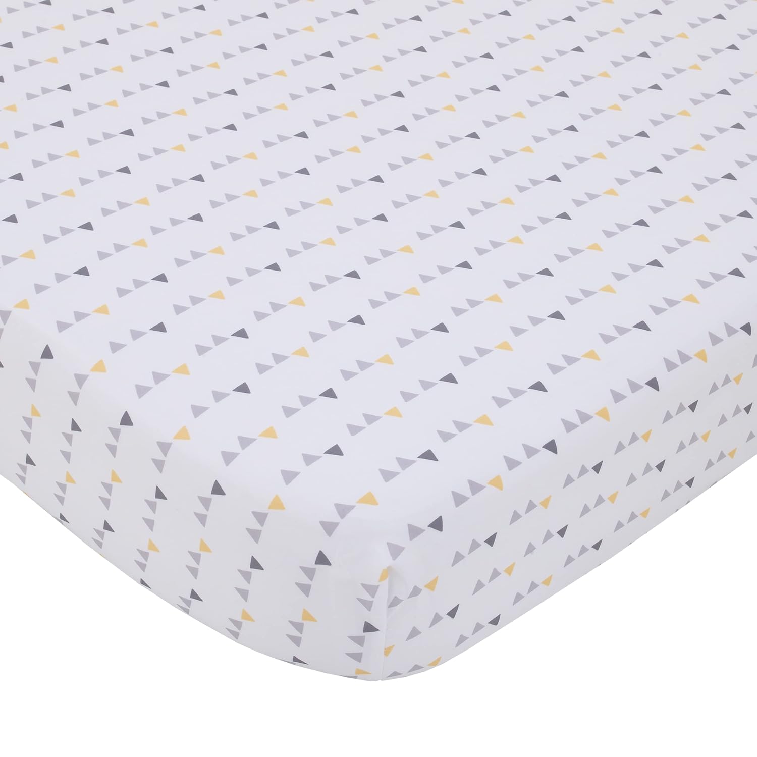 Little Love by NoJo Crib Bedding Set - 3 Piece Grey White Chevron