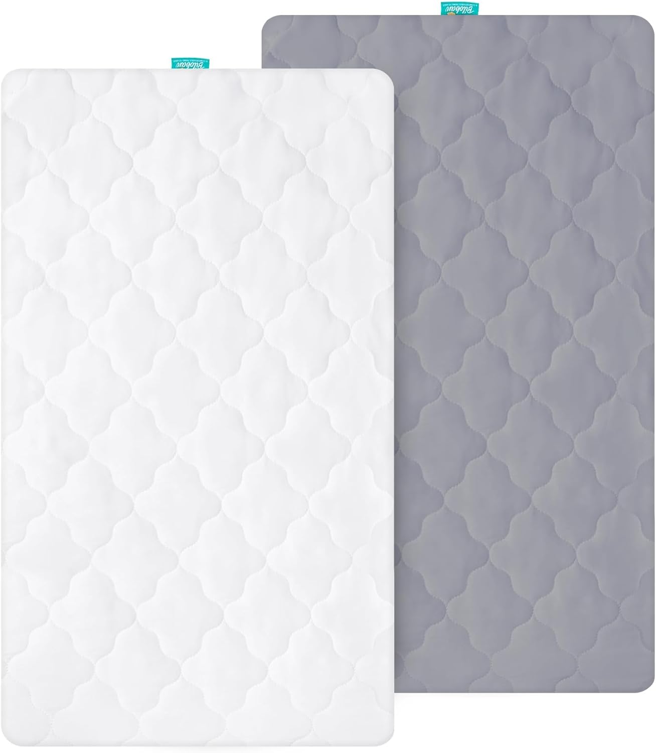Biloban Bassinet Mattress Pad Cover 2 Pack 1