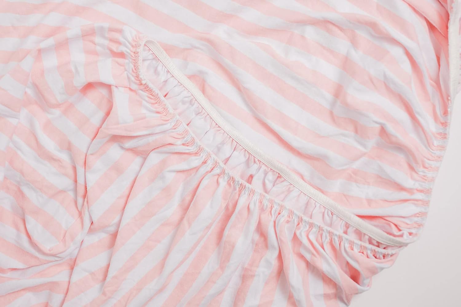 3 Fitted Bassinet Sheets Pink Set - OEKO-TEX Cotton