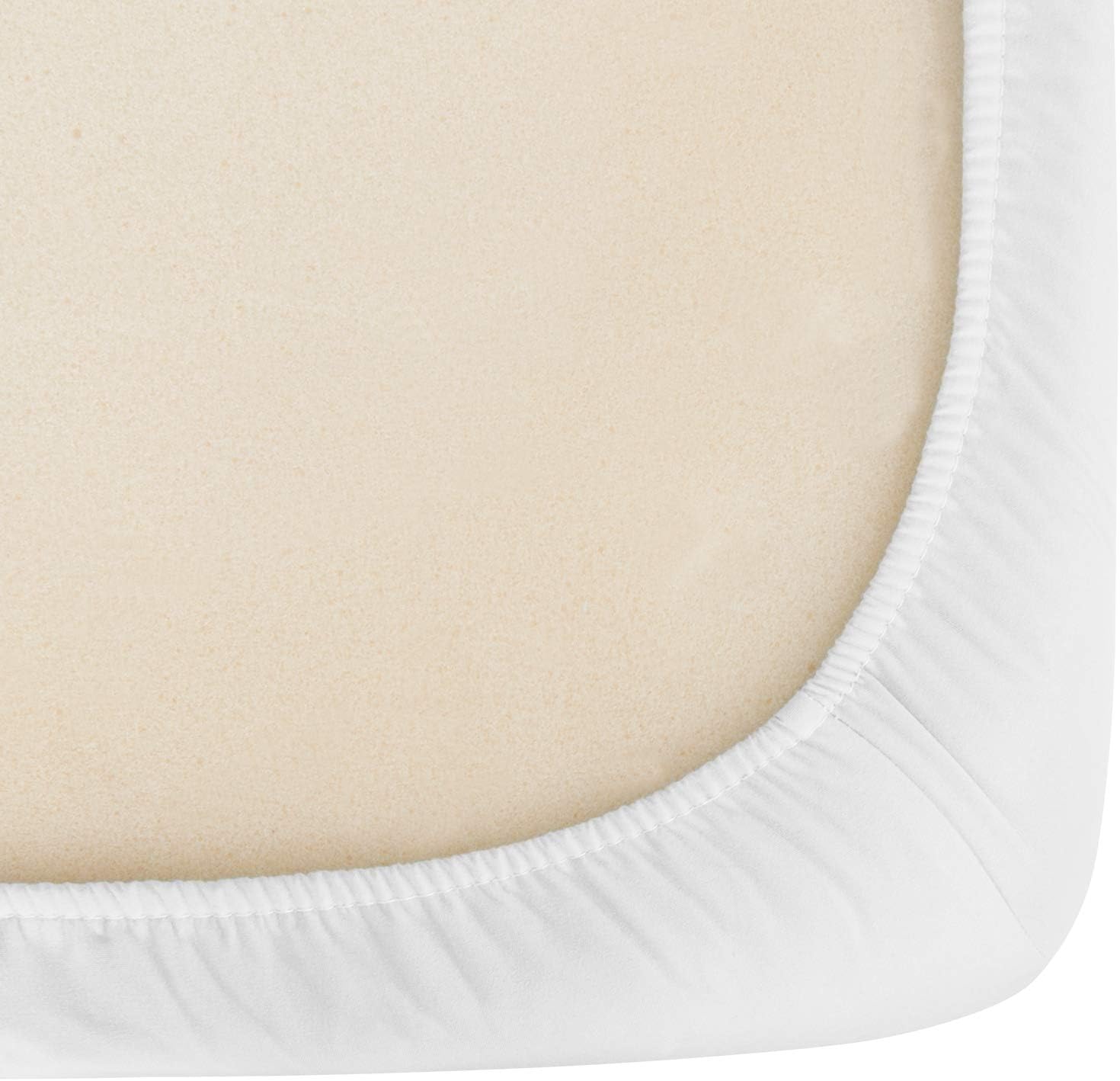 Organictune Microfiber Crib Sheets 28x52x8 White