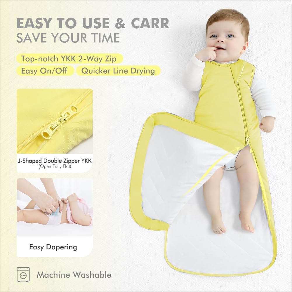 HAPIU Bamboo Rayon Sleep Sack TOG 10 2-Way Zipper