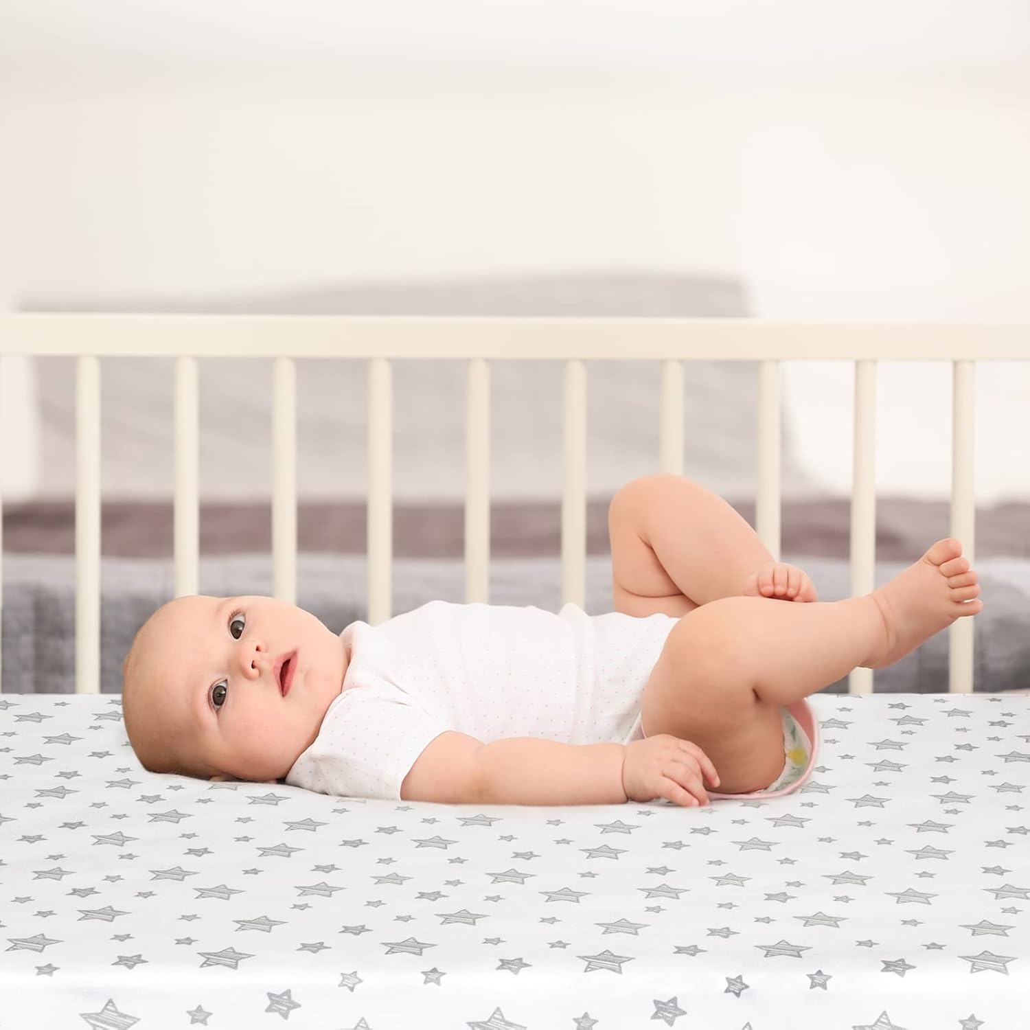 Moonsea Halo Bassinet Swivel Sheet Set Waterproof 2 Pack - Universal Fit