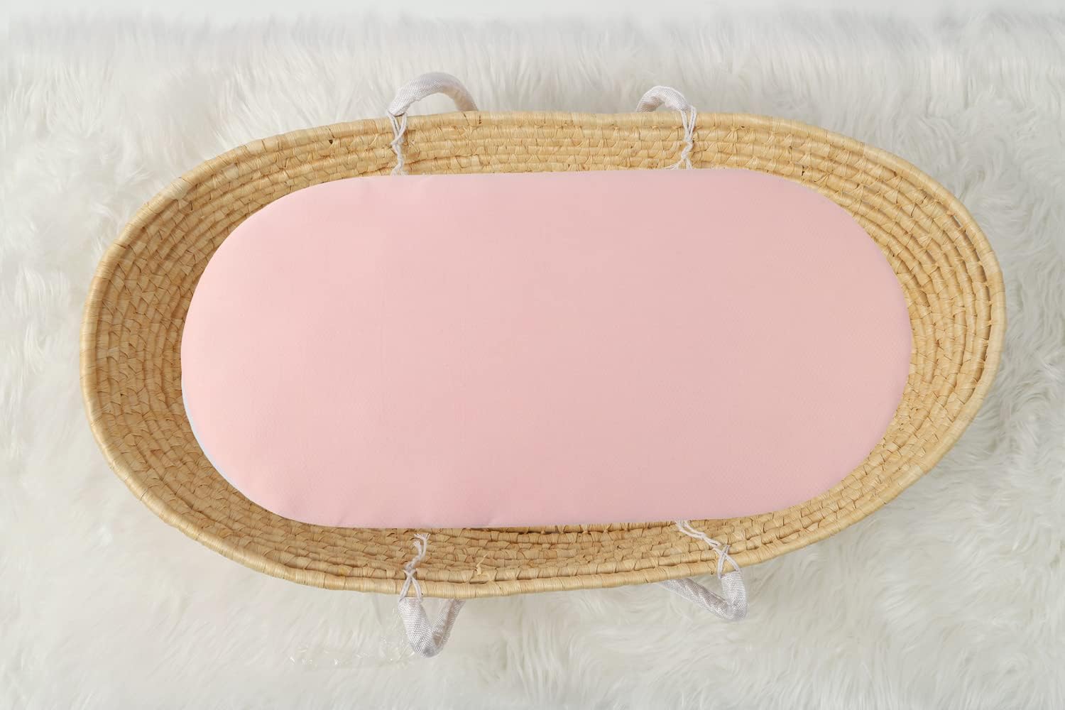 Tontukatu Bassinet Sheet Set 4 Pack Floral Pink