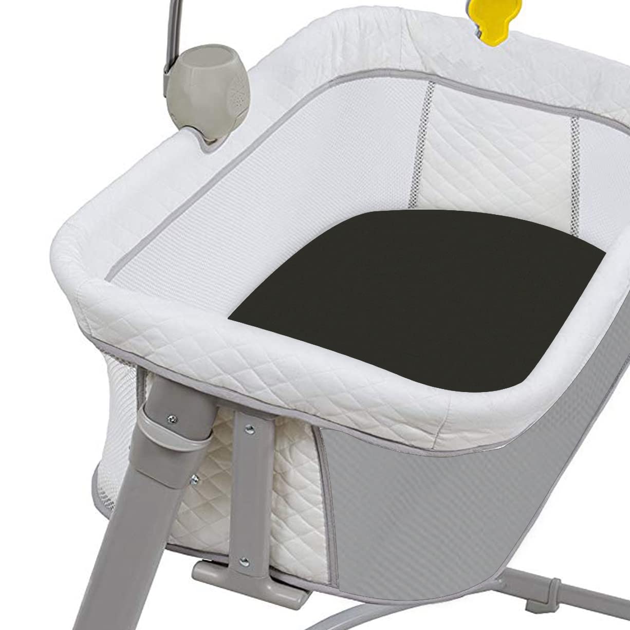 CaSaJa Black Bassinet Sheet Set 3 Pack