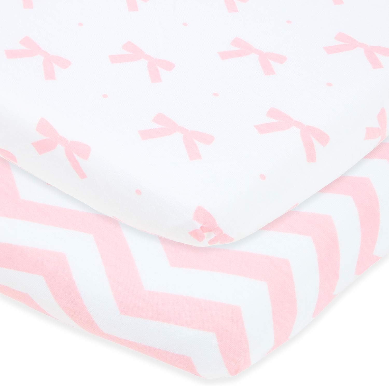 Cradle Sheets Fitted 18 x 36 - 2 Pack