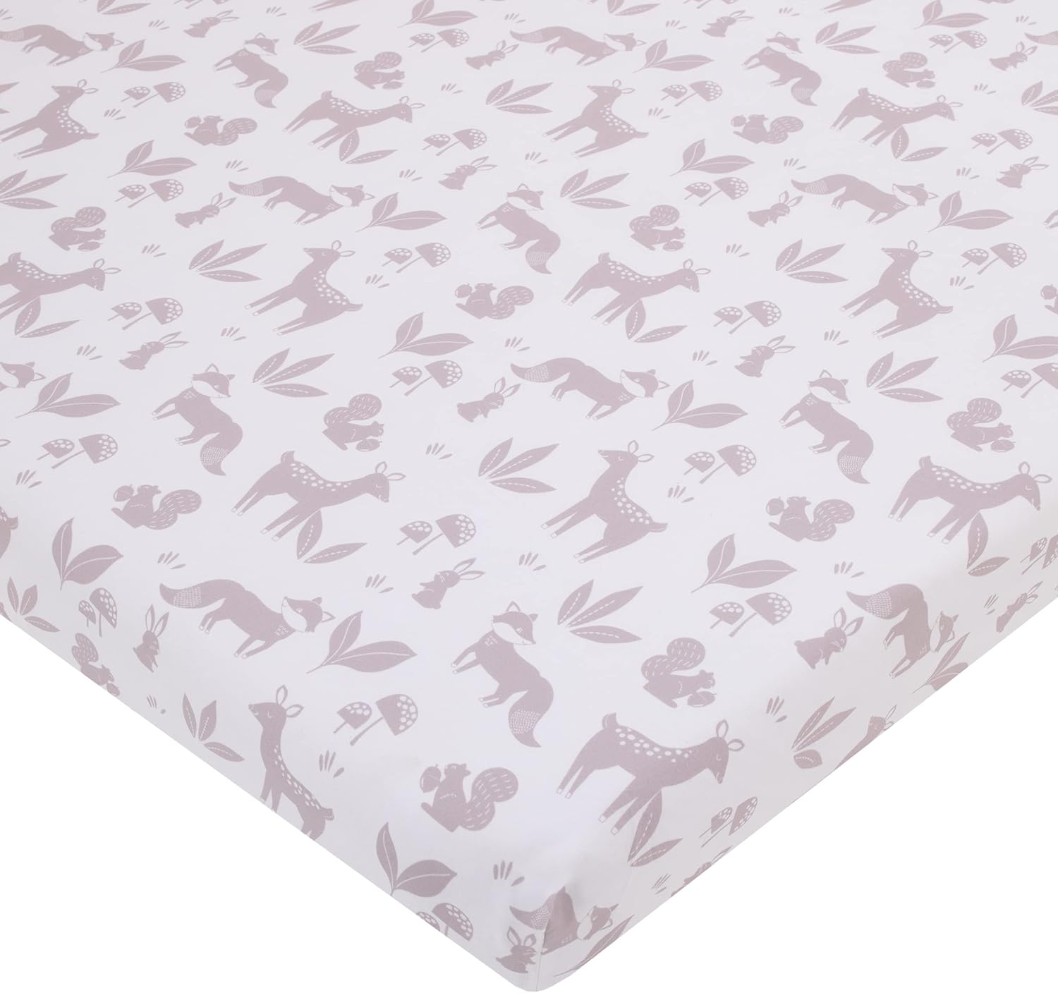 NoJo Forest Friends 3-Piece Mini Crib Bedding Set