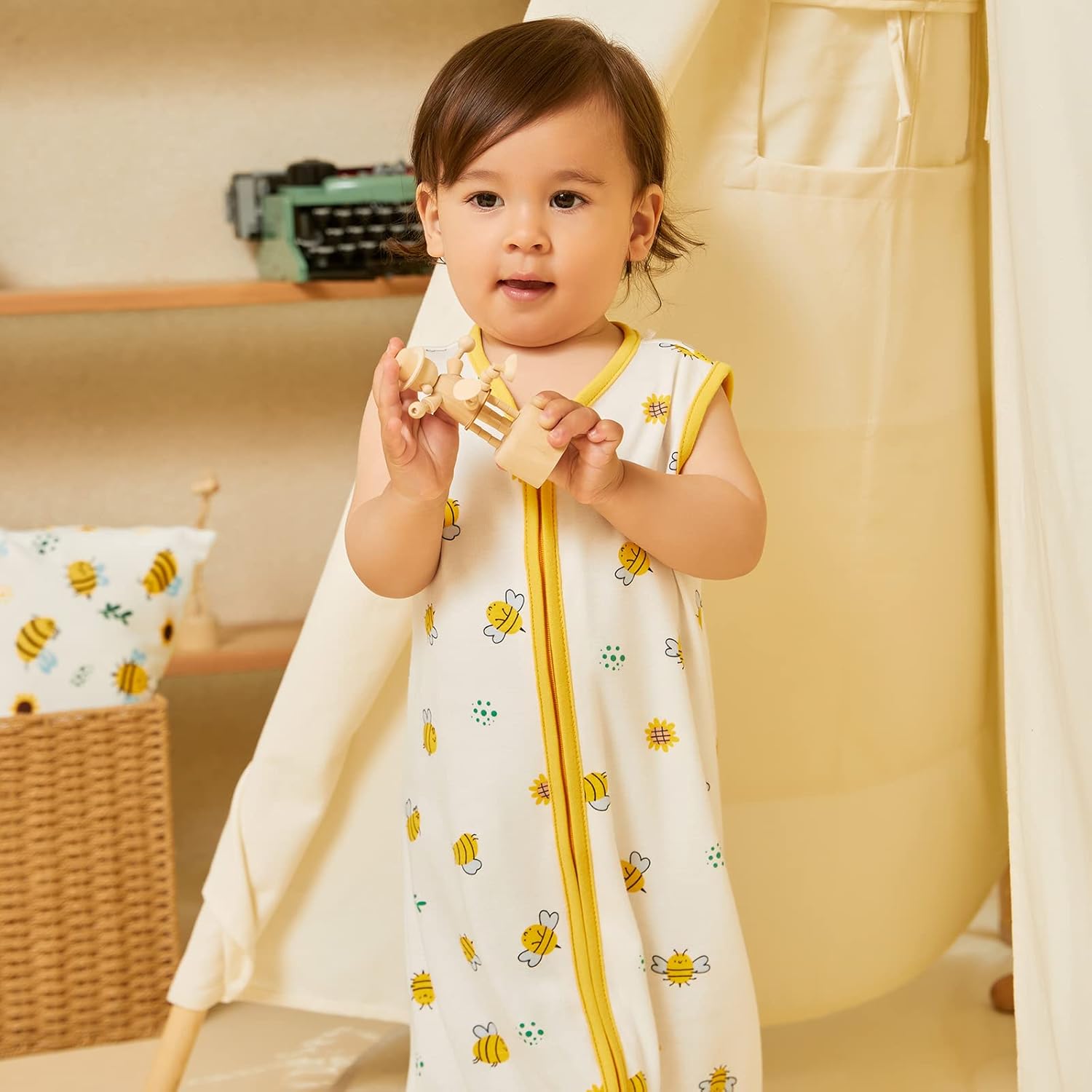 DaysU Cotton Baby Sleep Sack with Two-Way Zipper