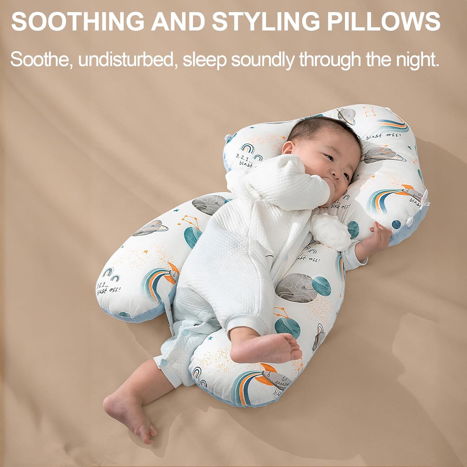 ParkistStar Wedge Pillow for Newborns 45-Degree Support