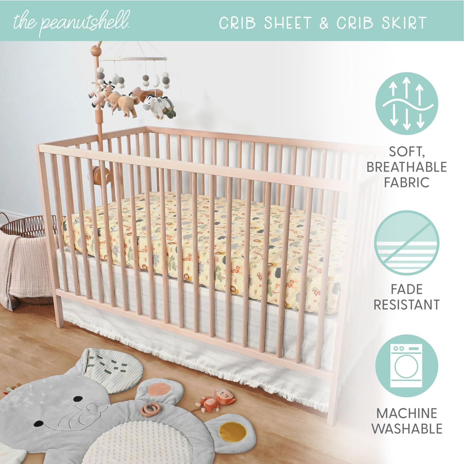 The Peanutshell 4 Piece Nursery Bundle