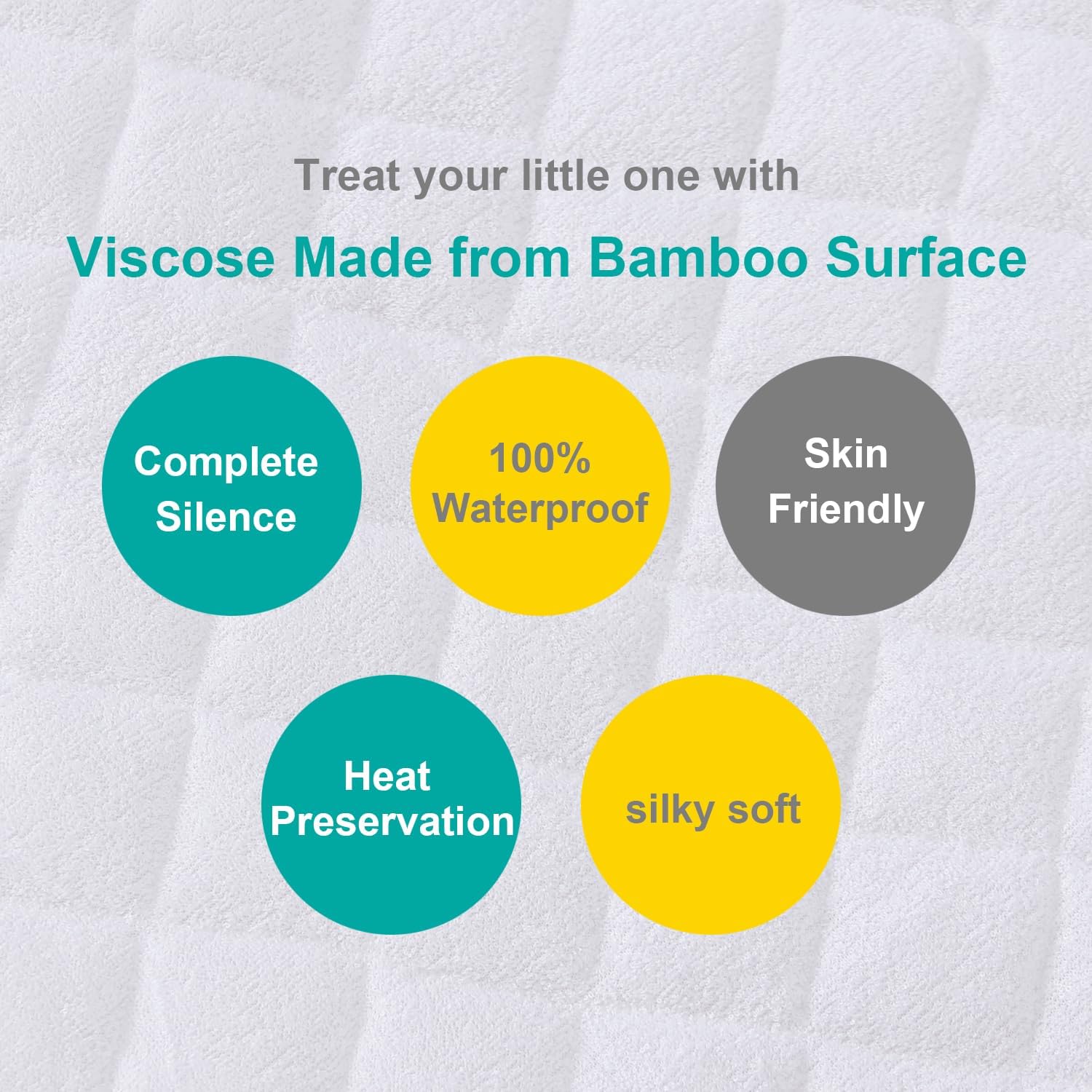 Biloban Bassinet Mattress Pad Cover 2 Pack Waterproof Quilted