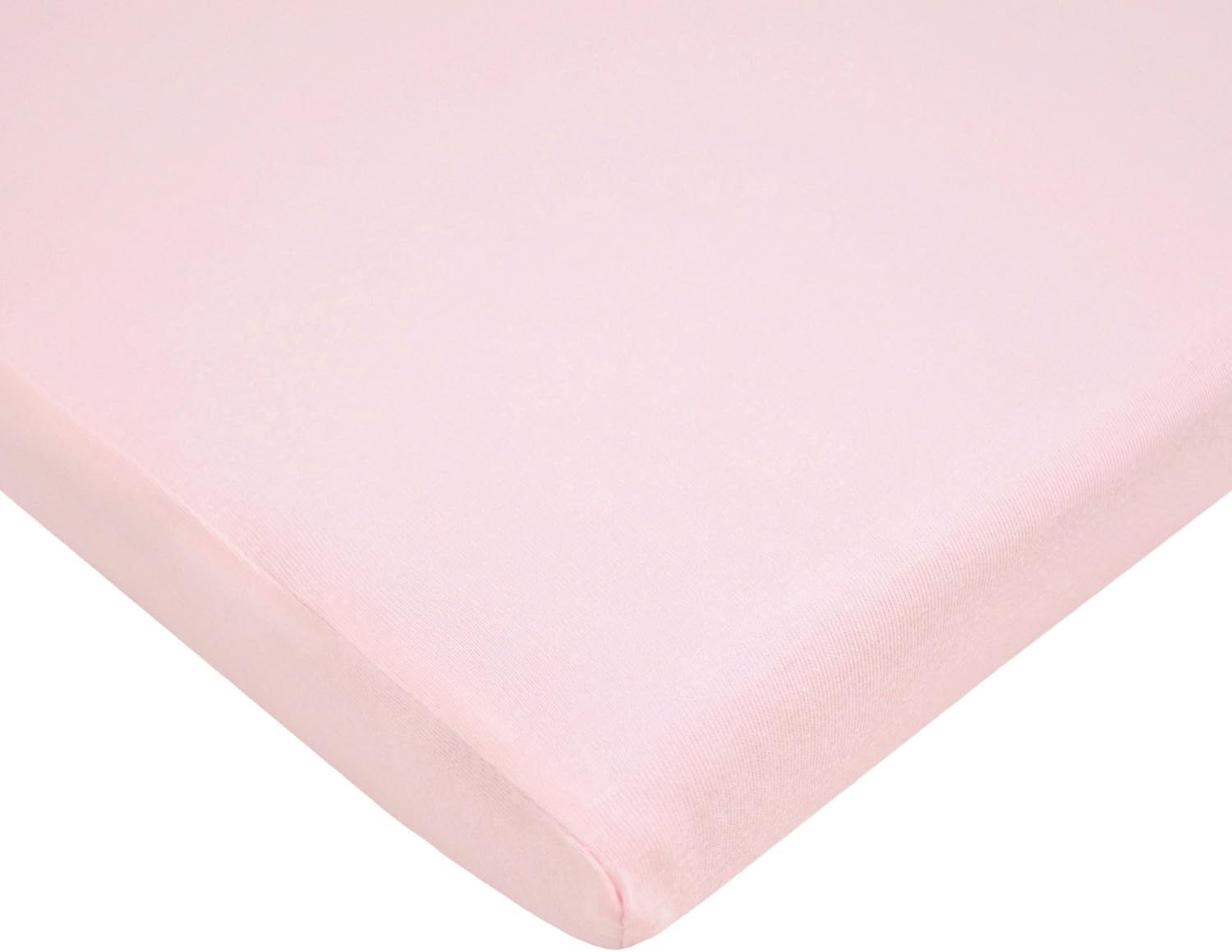 TL Care Supreme Natural Cotton Cradle Sheet for Girls Pink