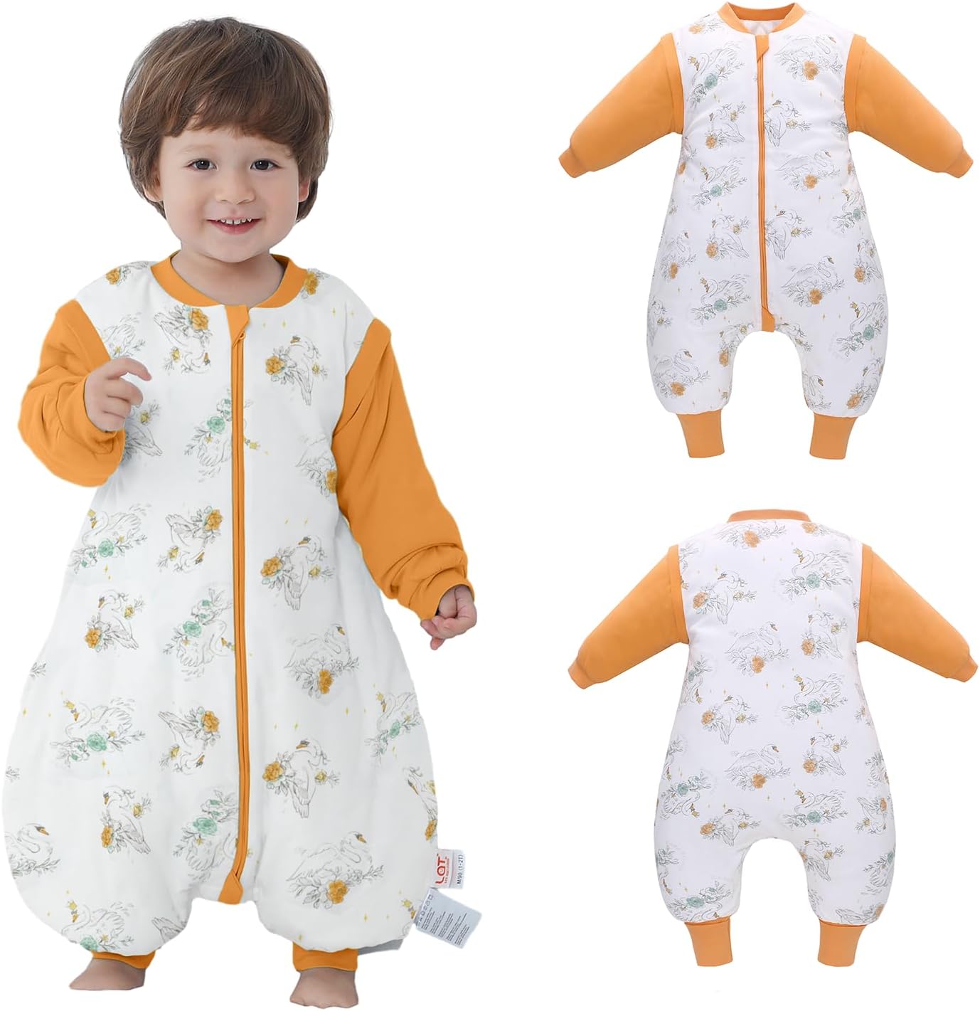Baby Sleeping Bag Split Leg with Removable Sleeves