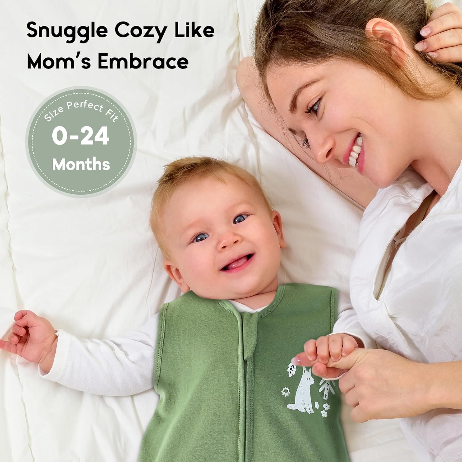 Yoofoss 12-18 Months Sleep Sack 2 Pack TOG 10 Organic Cotton Blanket