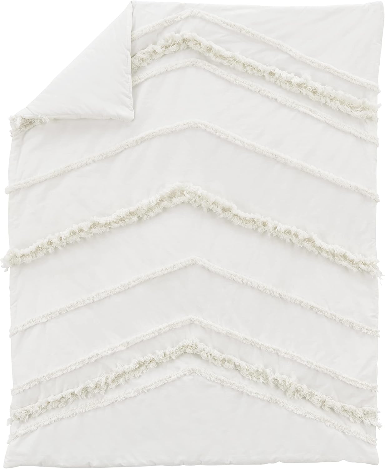 Sweet Jojo Designs Ivory Boho Mini Crib Bedding Set 3pc 1