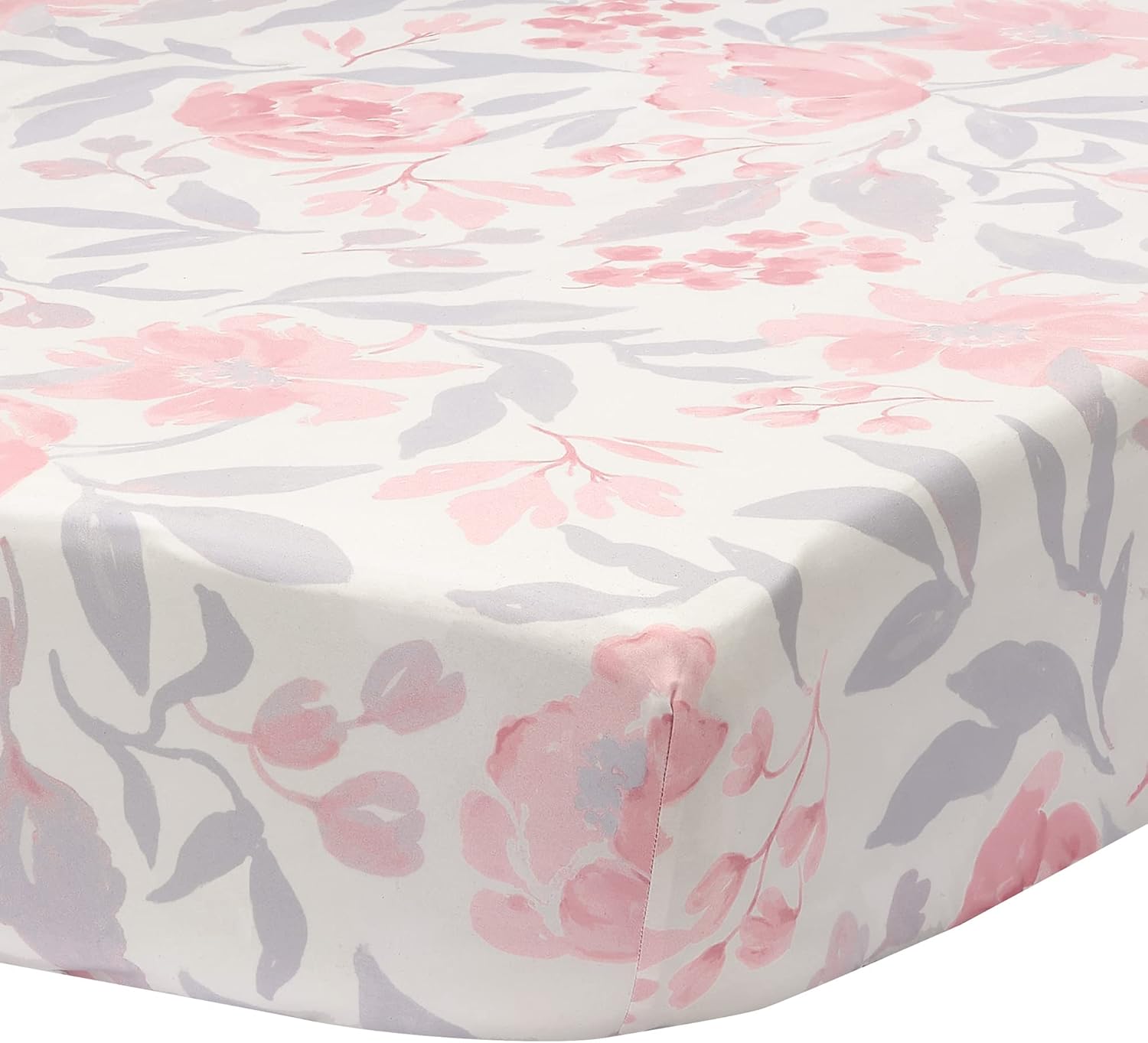 Bedtime Originals Lavender Floral 3-Piece Crib Bedding Set - PinkPurple