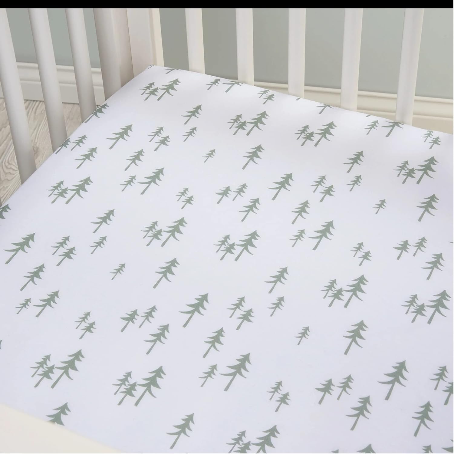 Trend Lab Pine Trees Fitted Crib Sheet 28x52
