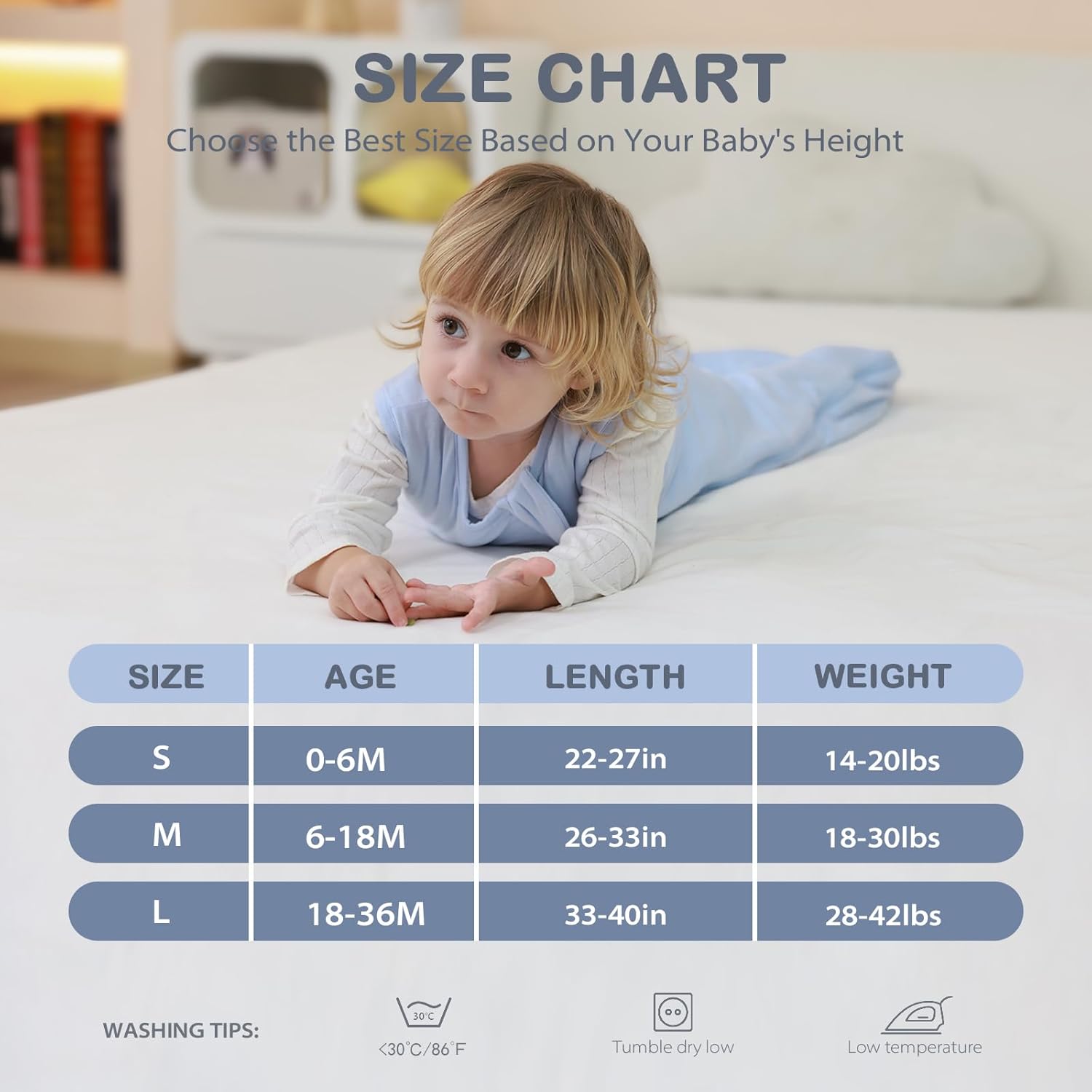 Mosebears 10 TOG Sleep Sack for 18-36 Months