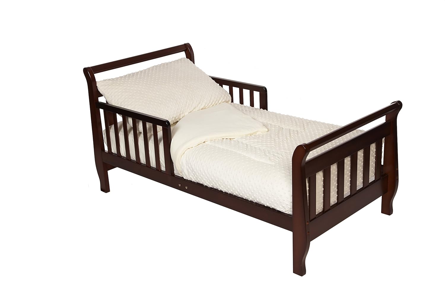 TL Care Minky Dot Chenille Toddler Bedding Set Cream