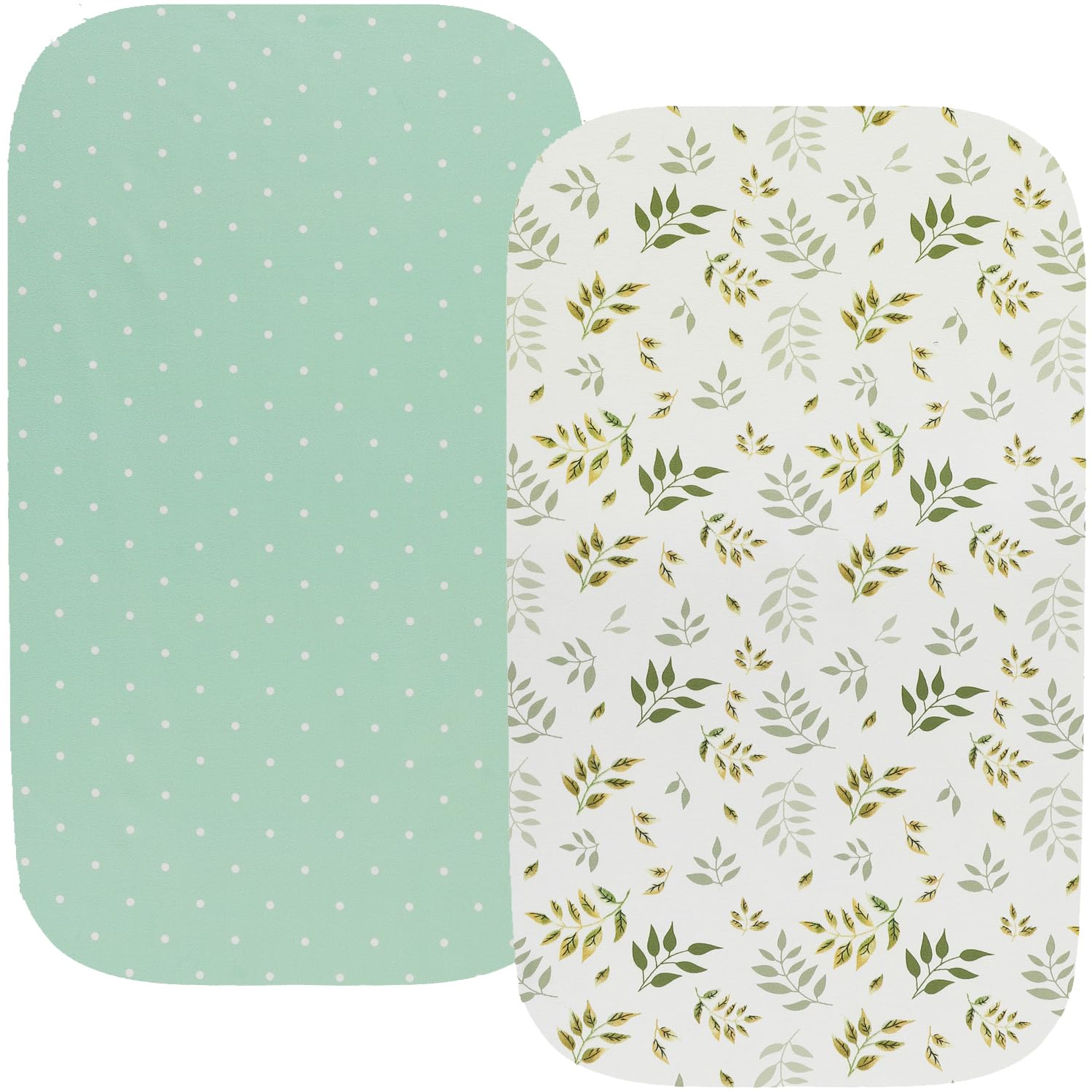Fadacudan Waterproof Bassinet Sheets 2 Pack 1