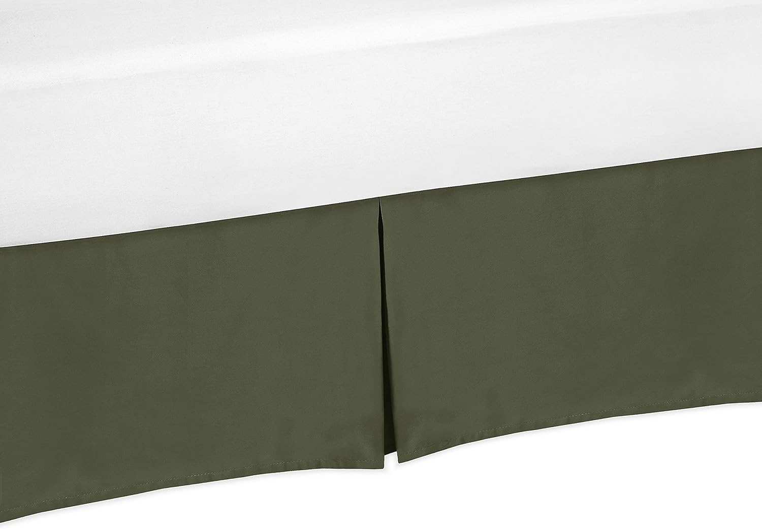 Sweet Jojo Designs Dark Green Crib Bed Skirt - Rustic Woodland Camo