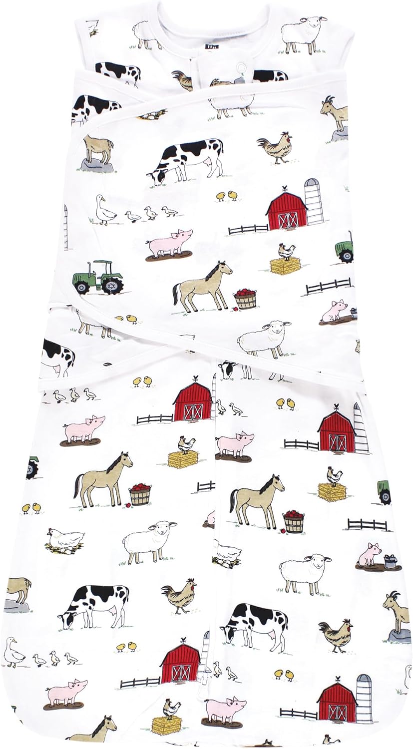 Hudson Baby Convertible Swaddle Sleep Sack Unisex