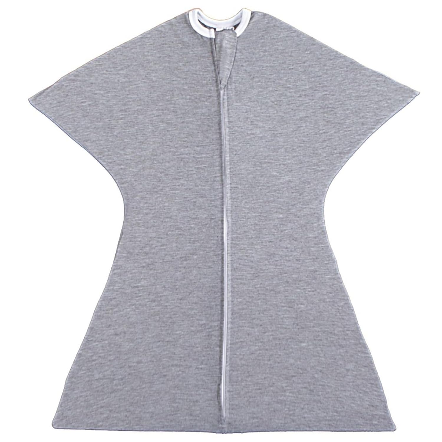 SleepingBaby Zipadee-Zip Transition Swaddle - Heather Grey Small 4-8 Months