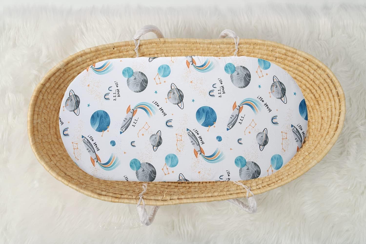 Tontukatu 4 Pack Bassinet Fitted Sheets 18x36 Inch