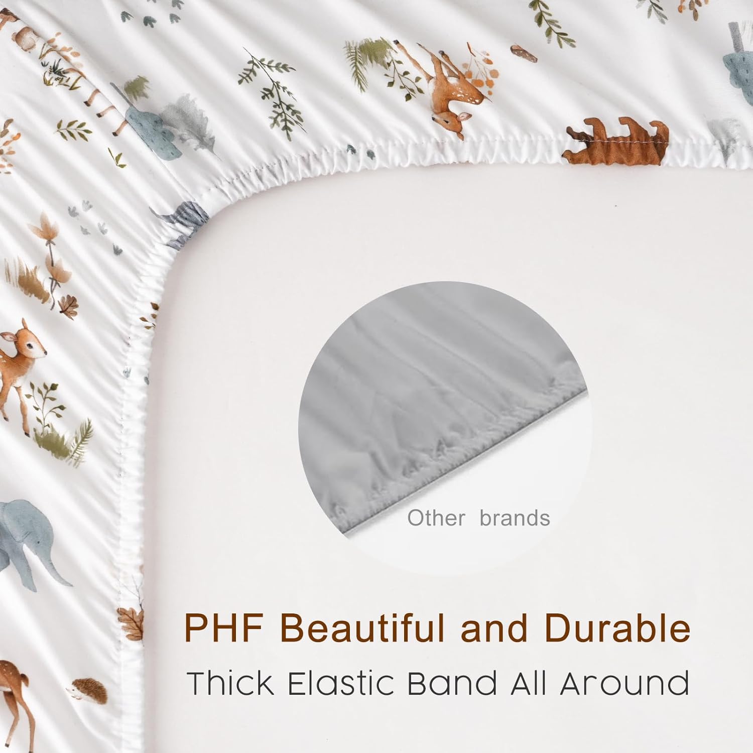PHF Woodland Bassinet Sheet Set 2 Pack
