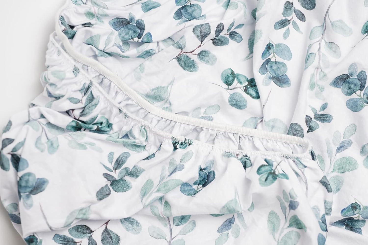 3 Fitted Bassinet Sheets Leafy Set - Oeko-Tex Cotton