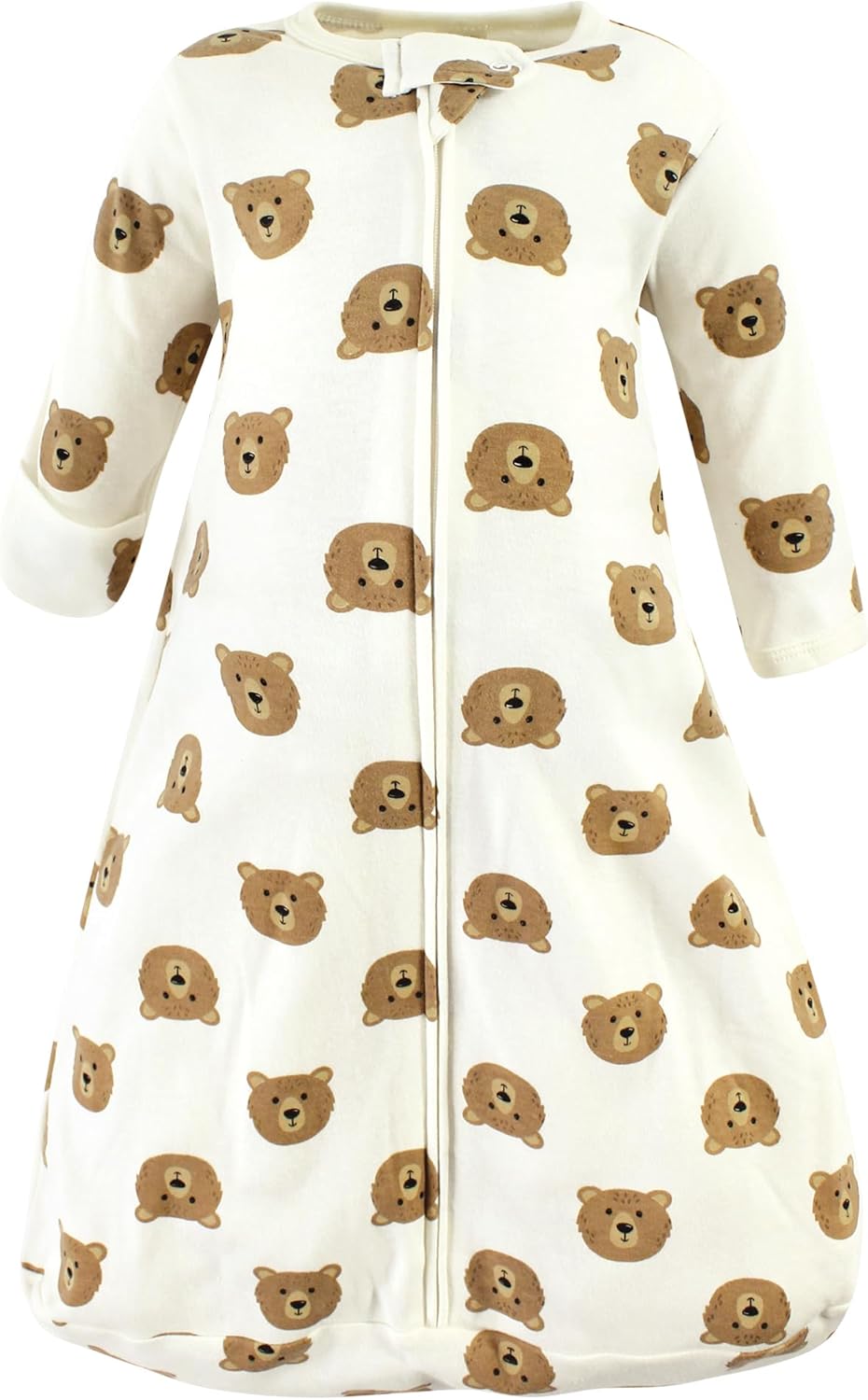 Hudson Baby Unisex 18-24M Cotton Sleep Sack with Brown Bear Design
