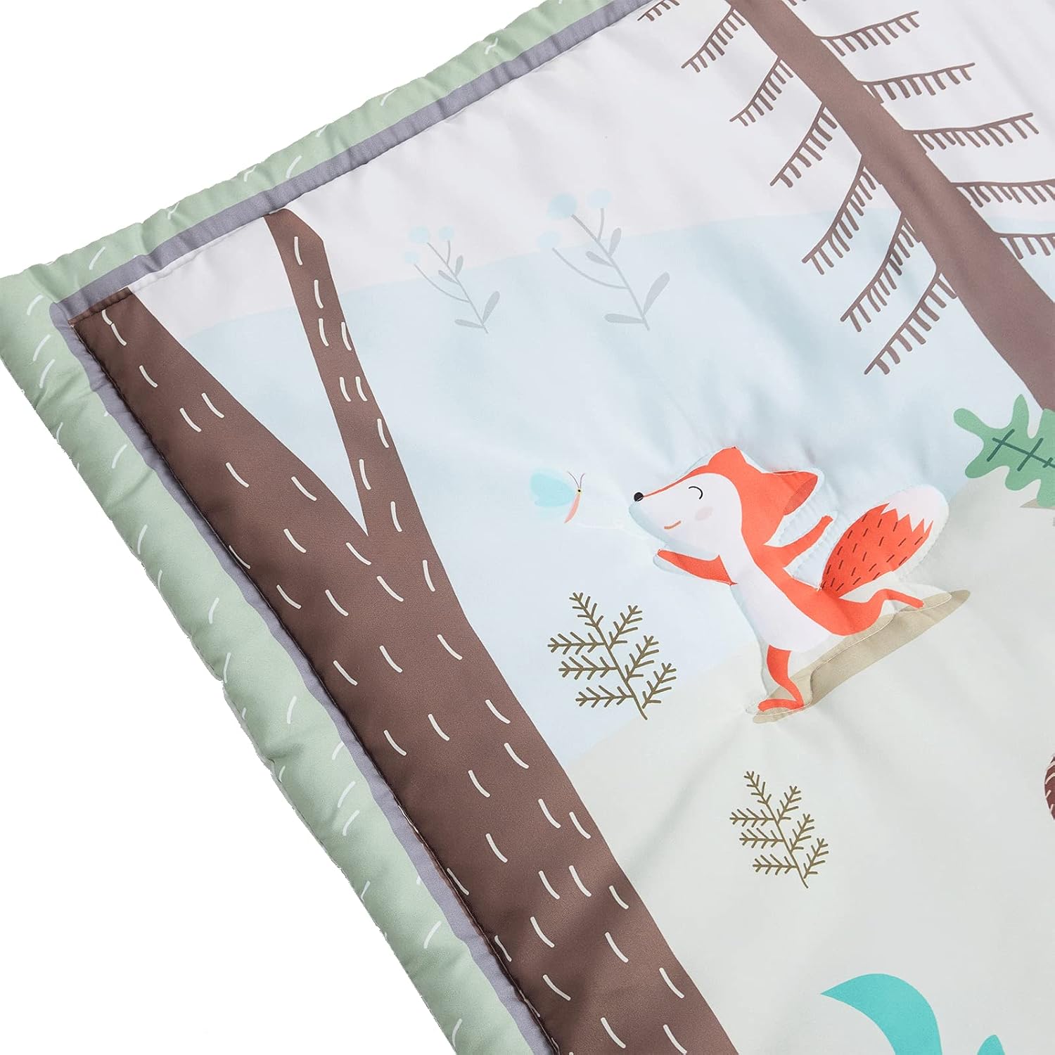 Beeweed 3-Piece Crib Bedding Set for Boys Girls