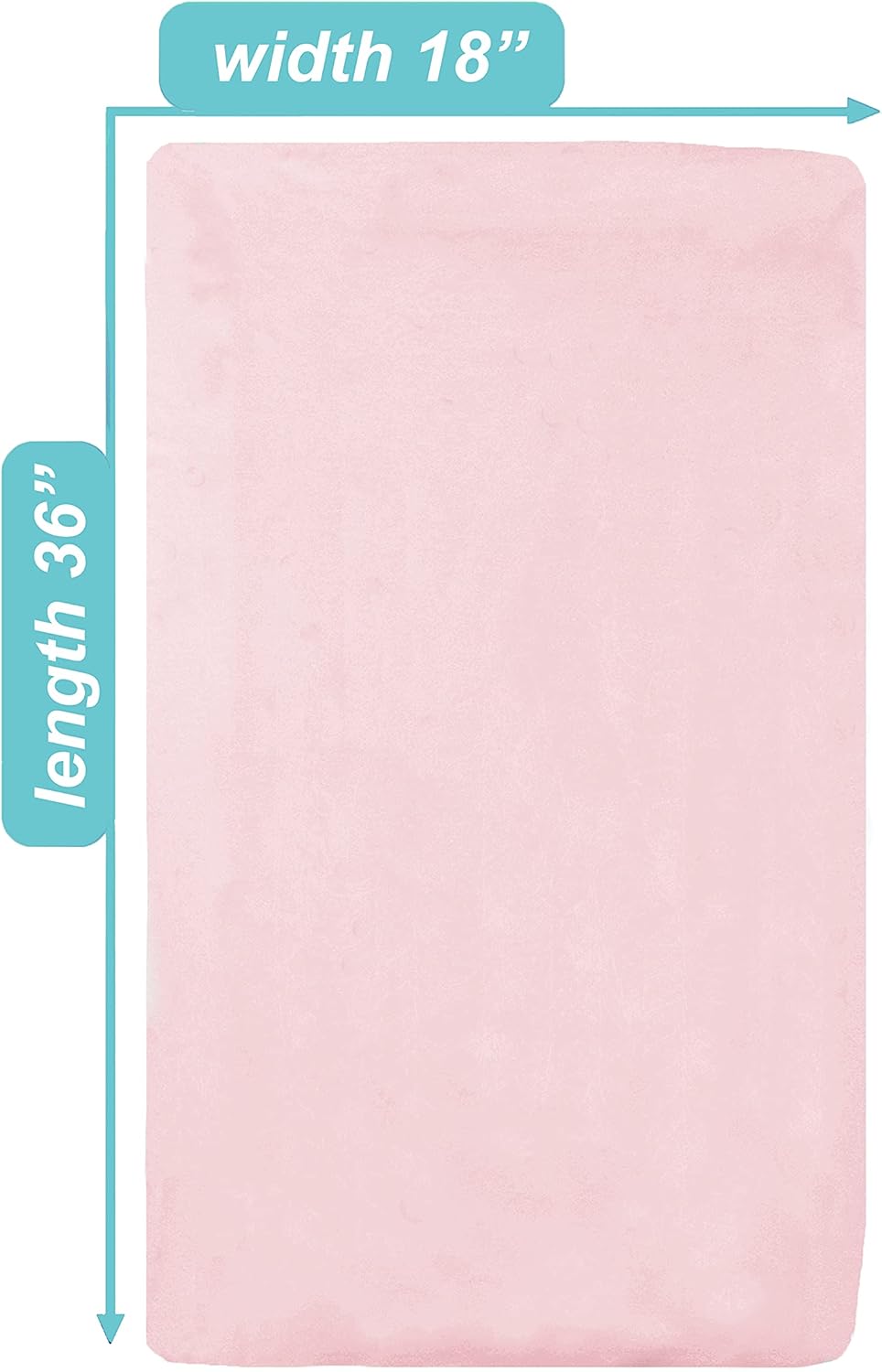 TL Care Supreme Natural Cotton Cradle Sheet for Girls Pink