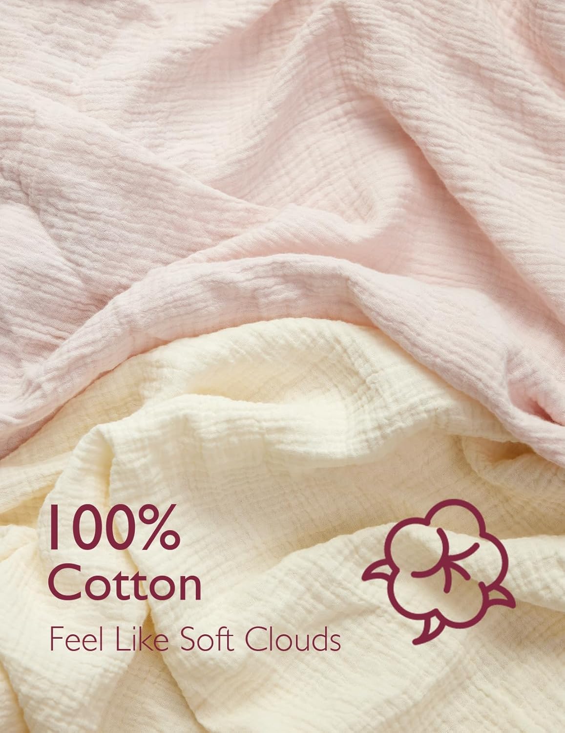 Momcozy Muslin Fitted Bassinet Sheet Set 2 Pack