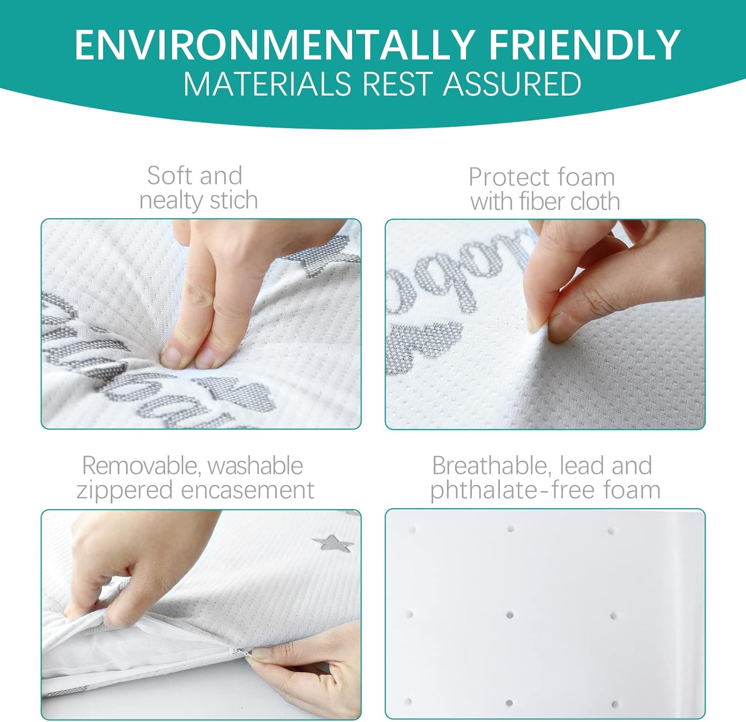 Biloban Bassinet Mattress Pad 13x30x08 Waterproof Breathable