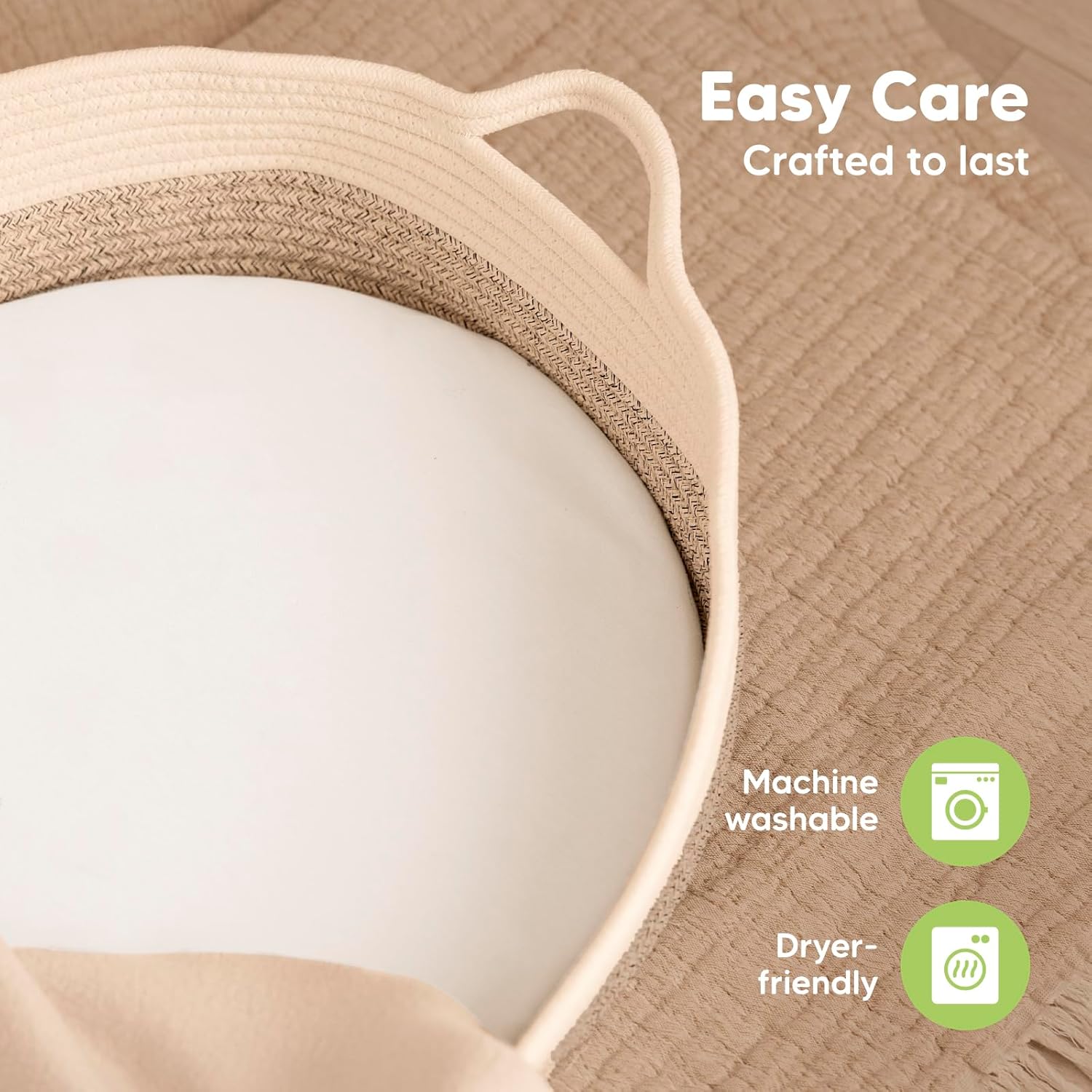 2-Pack Bamboo Bassinet Sheets for Baby Sleep Comfort